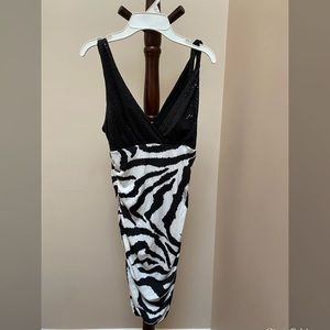 NWT Black & White Leopard dress!